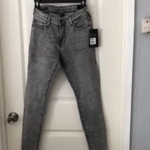 True Religion grey skinny jeans